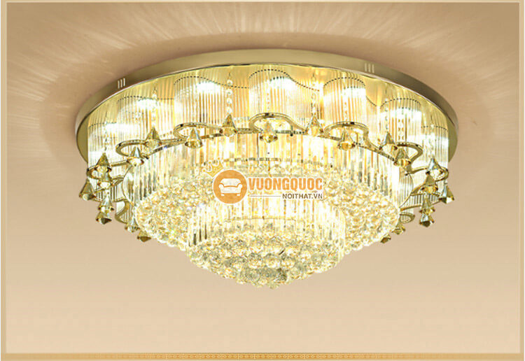 Đèn ốp trần pha lê cao cấp kiểu dáng sang trọng CM206-8